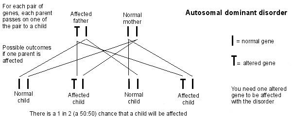 autosomal dominant inheritance